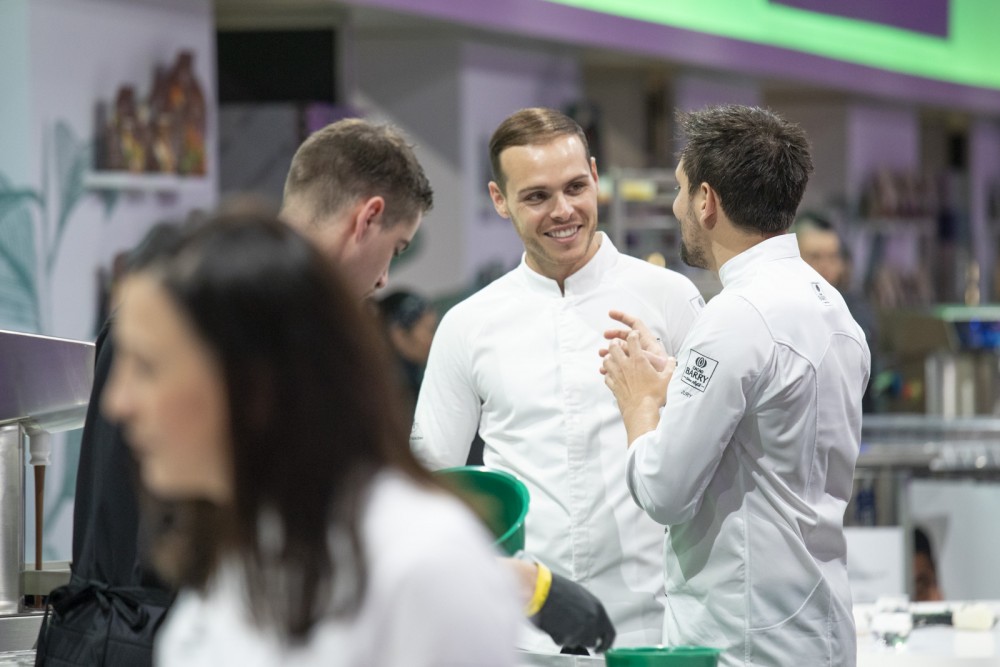 Amaury Guichon at Antoine Carréric’s (France) booth