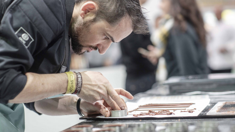 Florent Cheveau creating his Fresh Patisserie of Futropolis