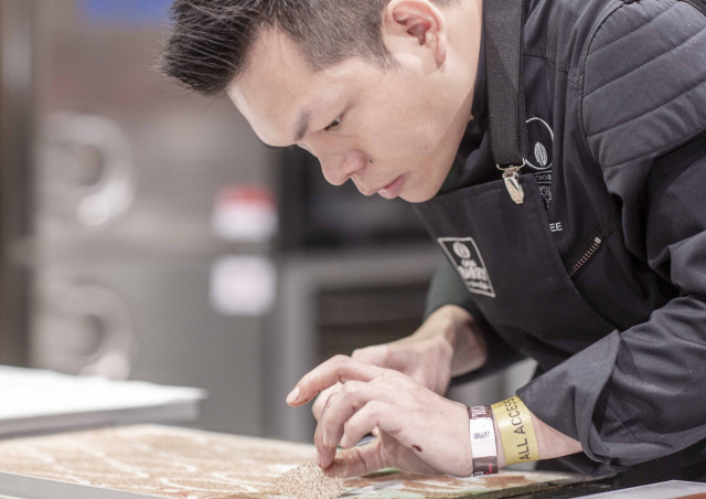 Desmond Lee creating his Fresh Patisserie of Futropolis